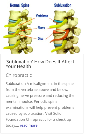 Subluxation - How Does It Affect Your Health